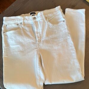 J Crew White Denim Jeans